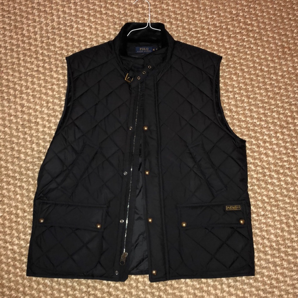 Polo Ralph Lauren Black Quilted Vest